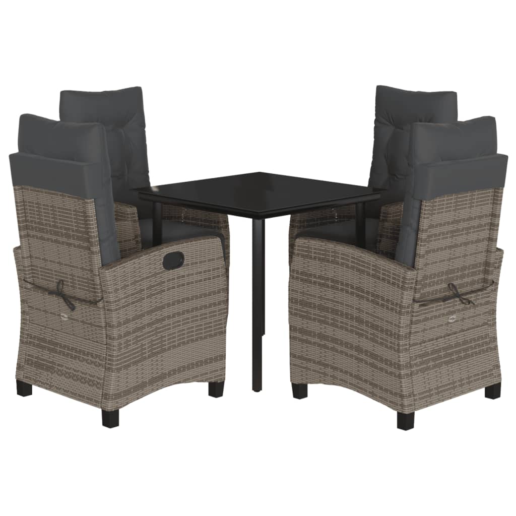 Garden Dining Set Grey