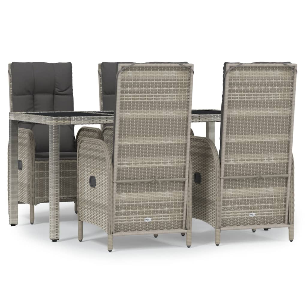 Garden Dining Set Grey