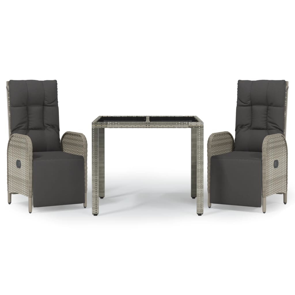 Garden Dining Set Grey