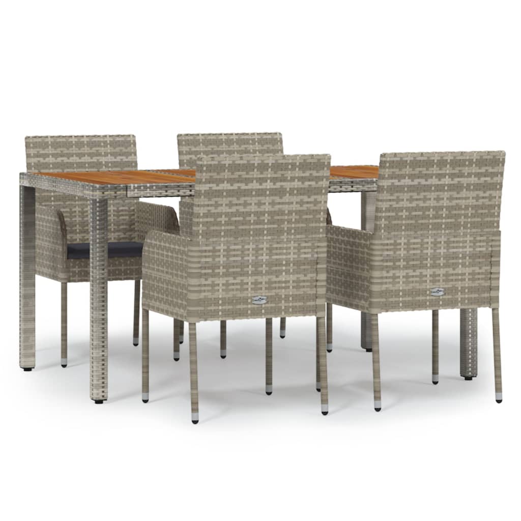 Garden Dining Set Grey