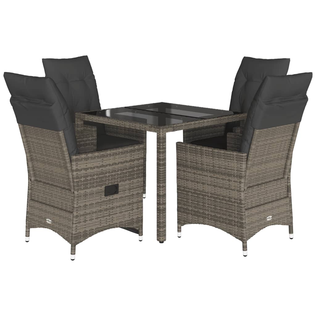 Garden Dining Set Grey