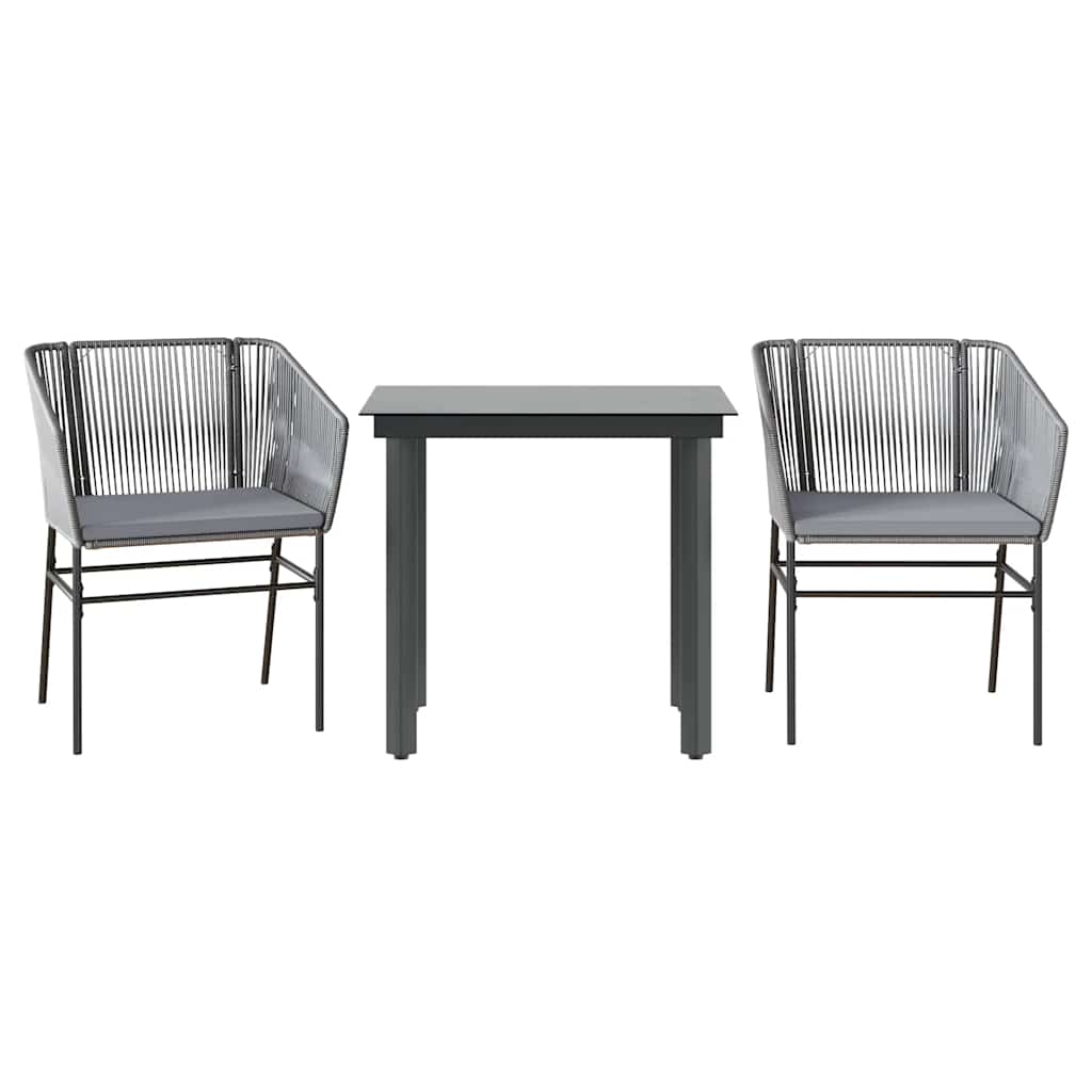 Garden Dining Set Grey