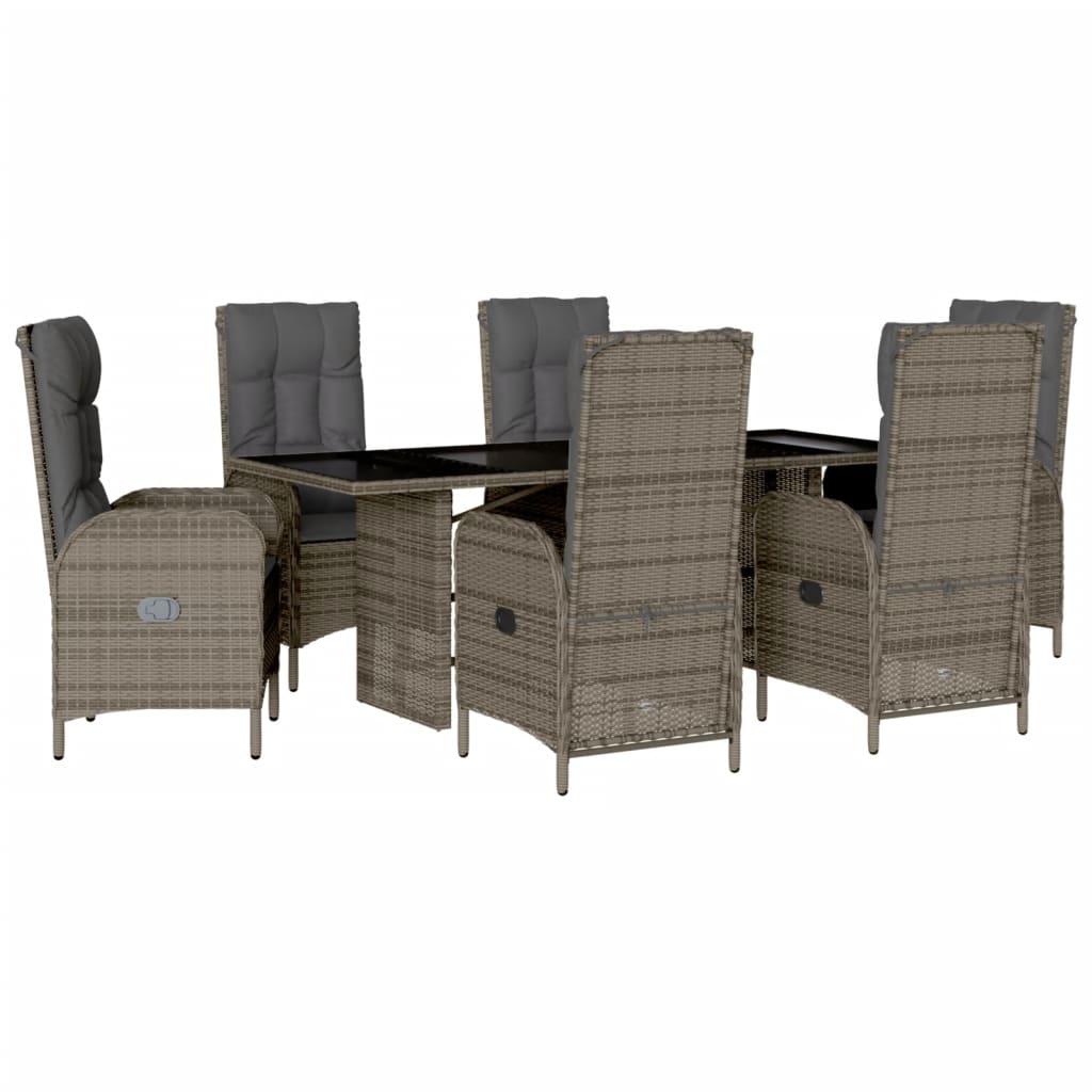 Garden Dining Set Grey, Anthracite
