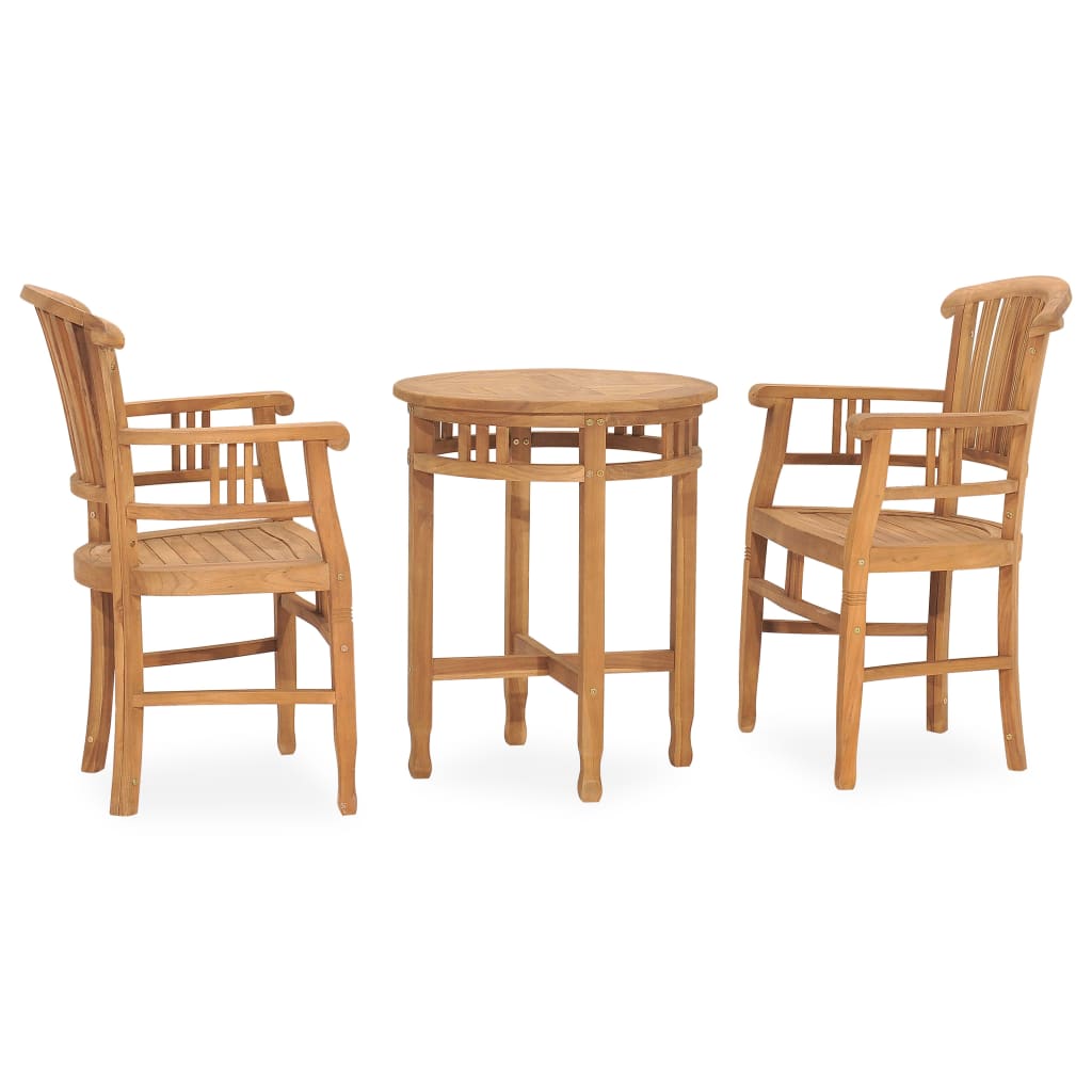 Garden Dining Set Natural Teak Solid teak wood Durable