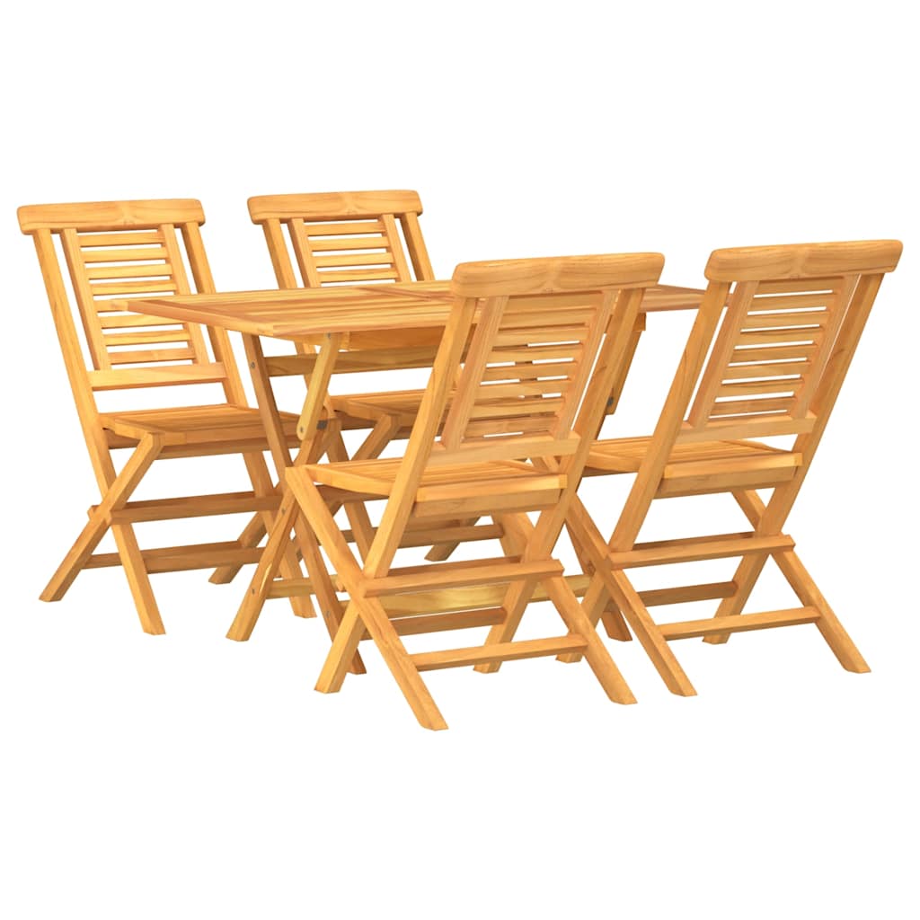 Garden Dining Set Natural Teak