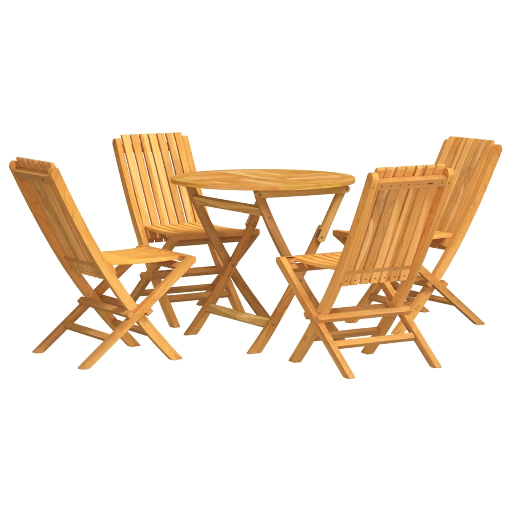 Garden Dining Set Teak Solid teak wood Medium Collapsible