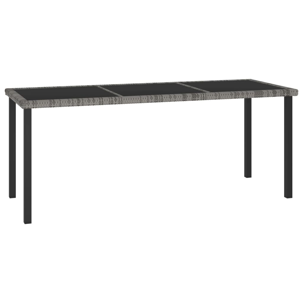 Garden Dining Table Grey