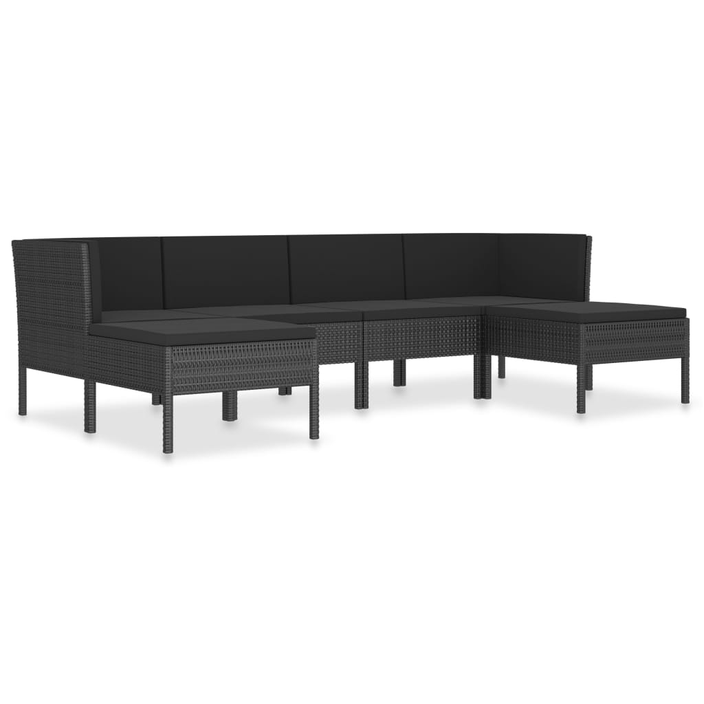 Garden Furniture Set Black