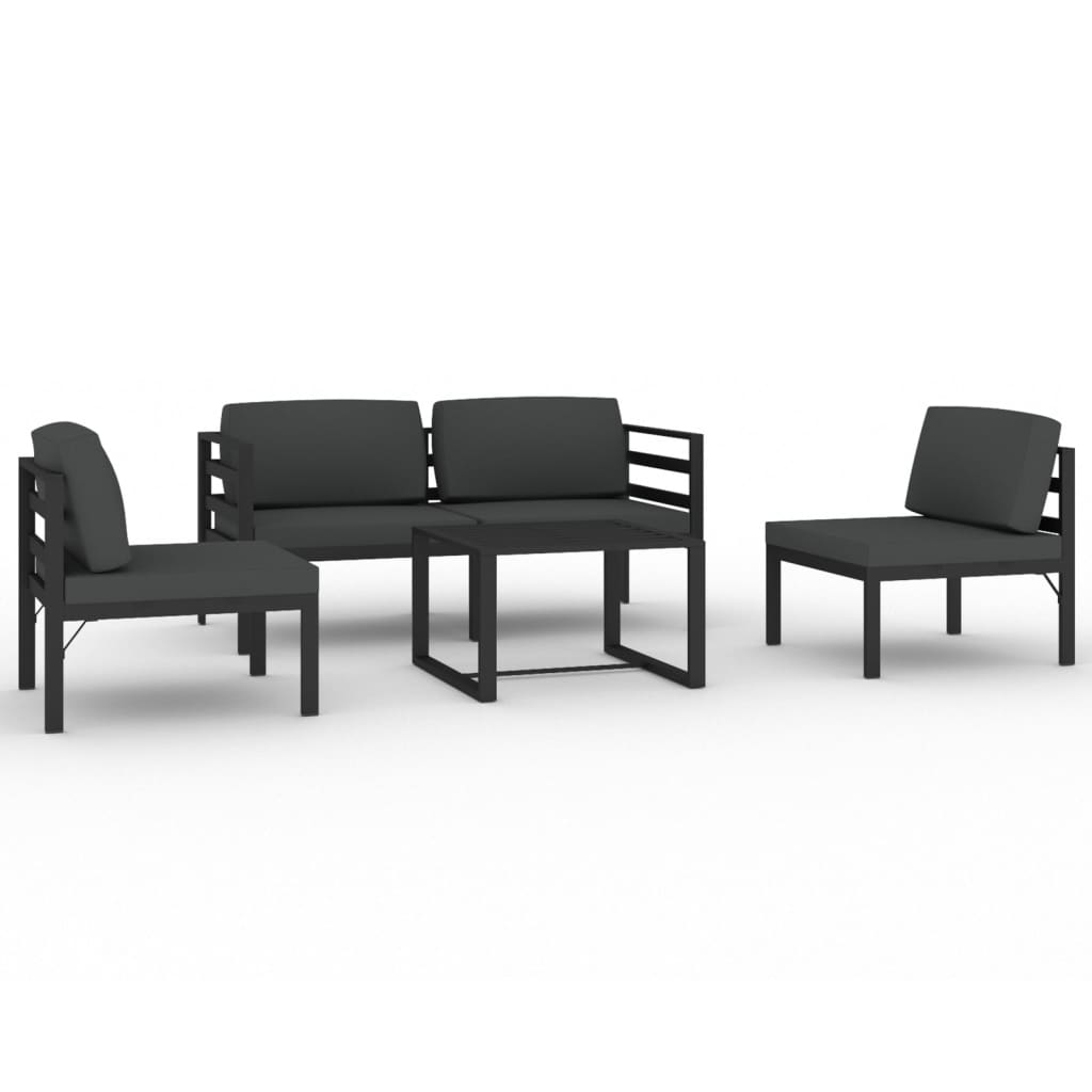 Garden Lounge Set Anthracite