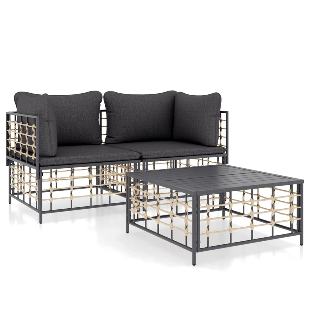 Garden Lounge Set Anthracite