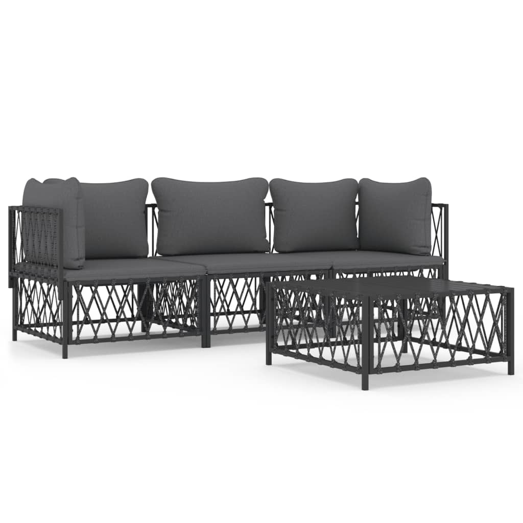 Garden Lounge Set Anthracite