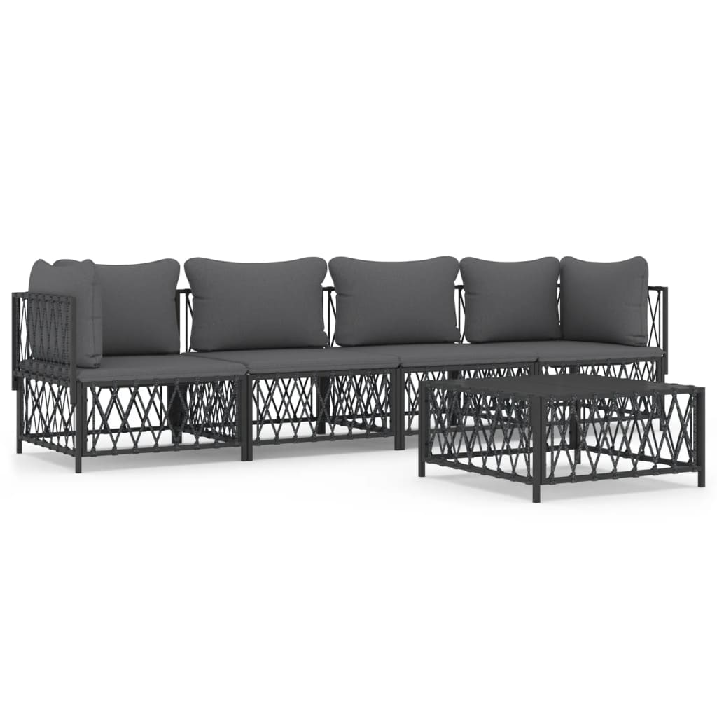 Garden Lounge Set Anthracite
