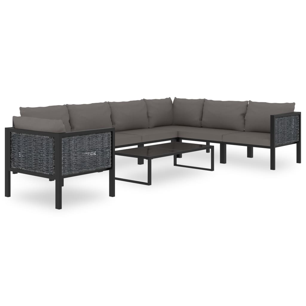 Garden Lounge Set Anthracite, Dark gray