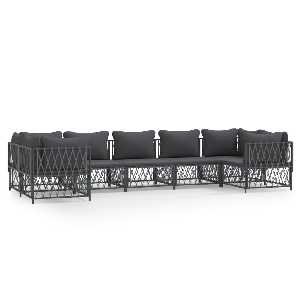 Garden Lounge Set Anthracite, Dark Grey