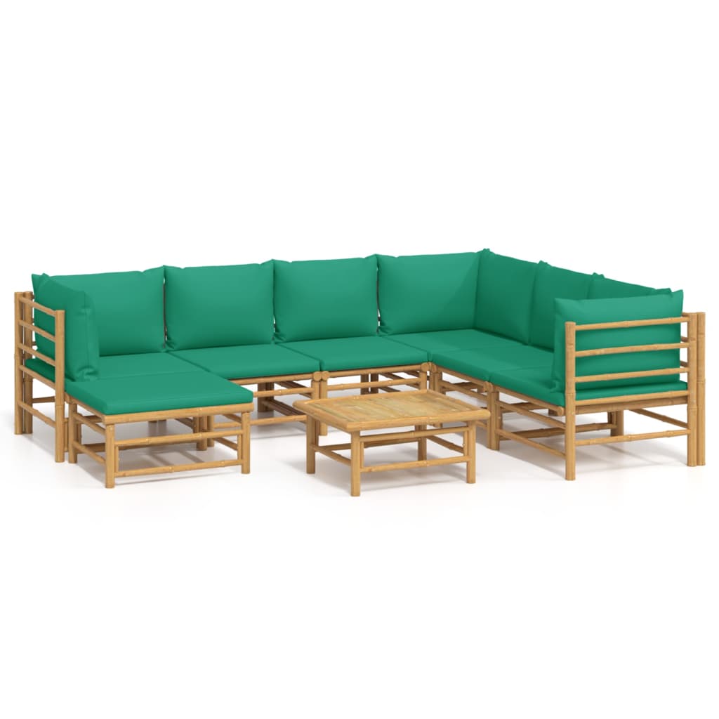 Garden Lounge Set Bamboo Large Modular Bamboo Garden Lounge Set