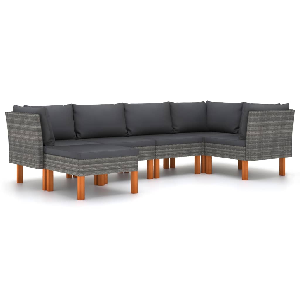 Garden Lounge Set Grey