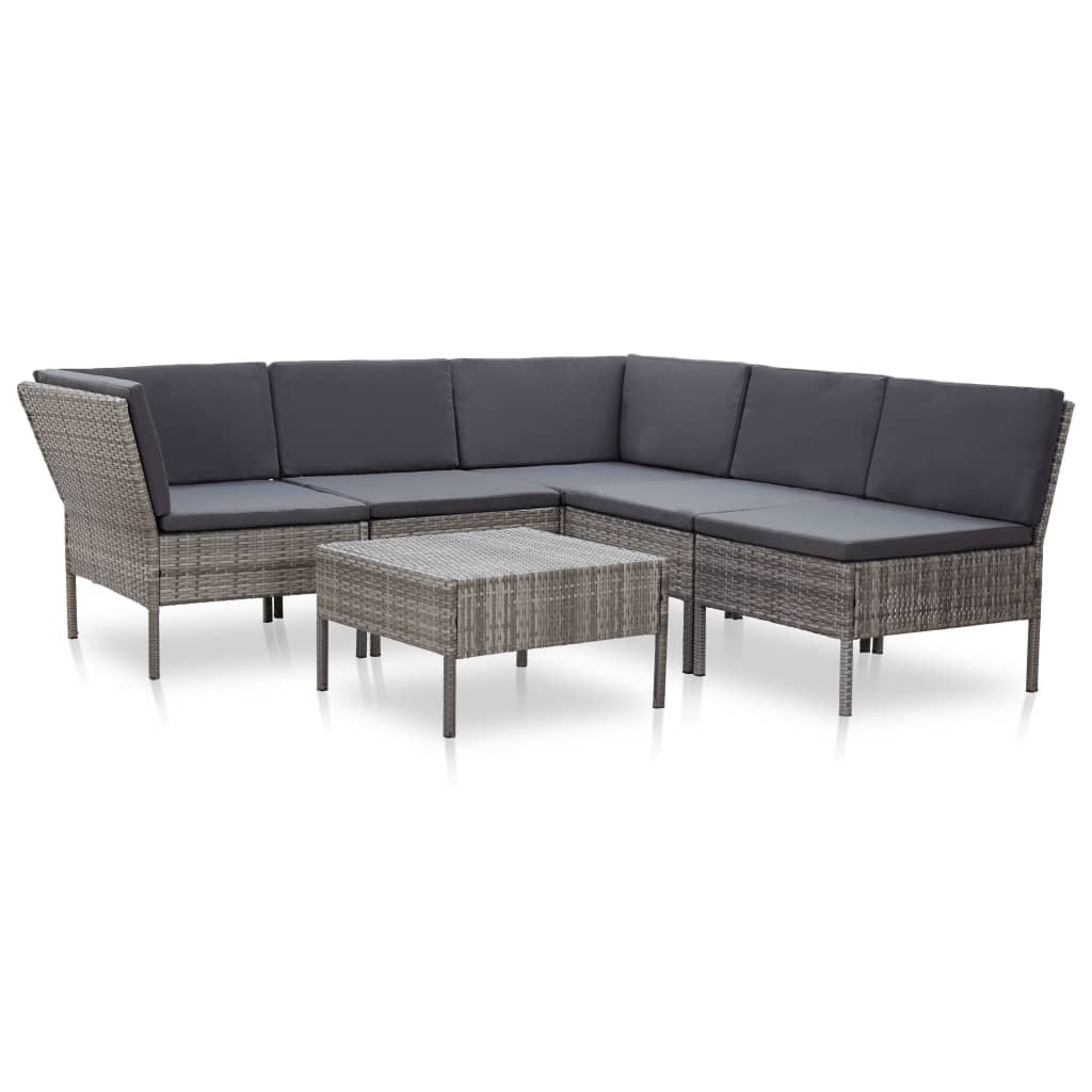 Garden Lounge Set Grey