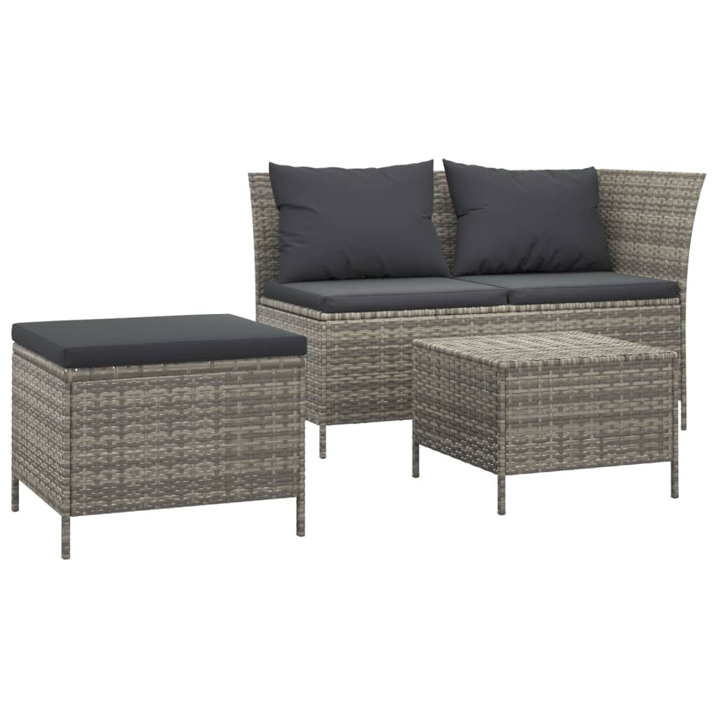 Garden Lounge Set Grey