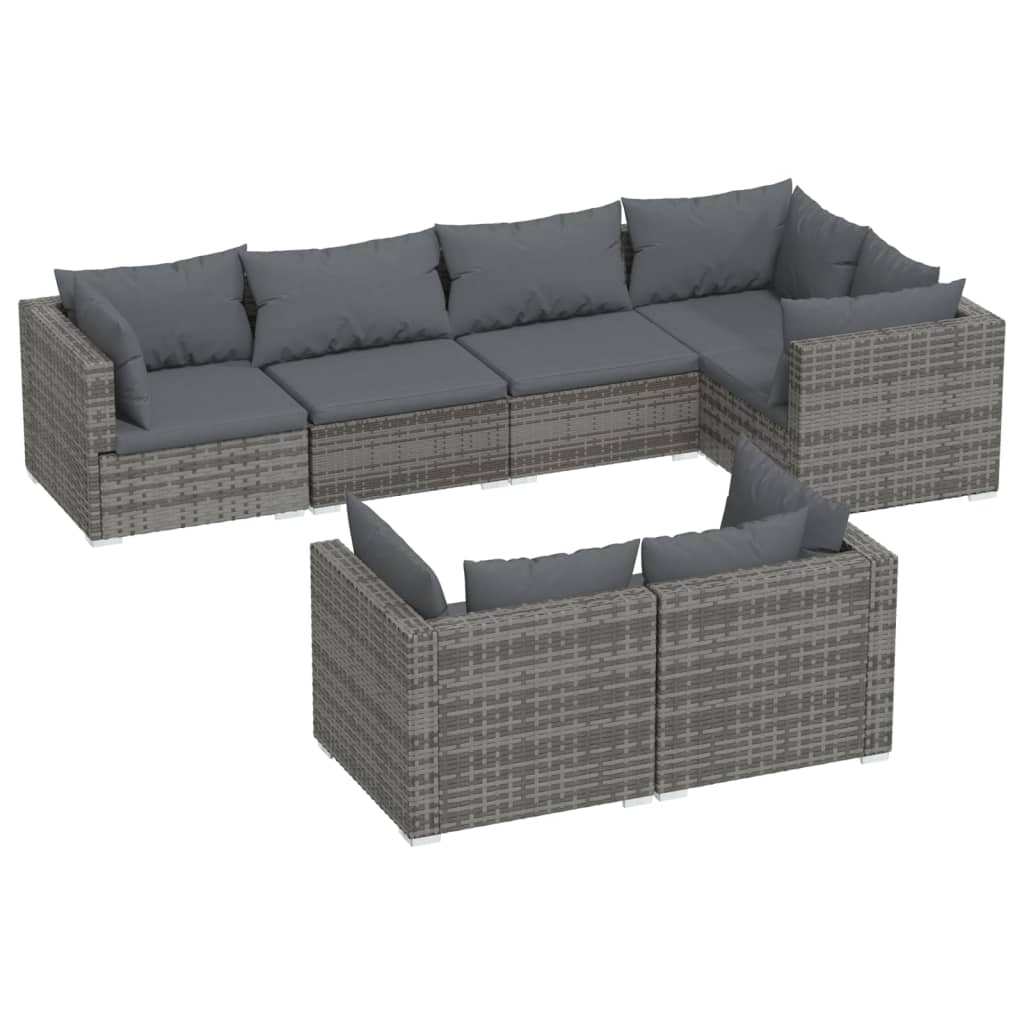 Garden Lounge Set Grey