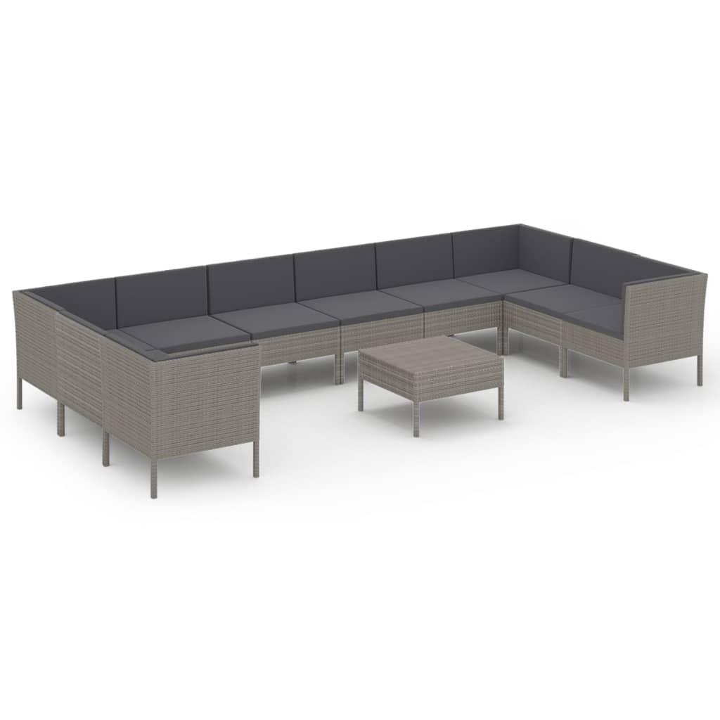 Garden Lounge Set Grey