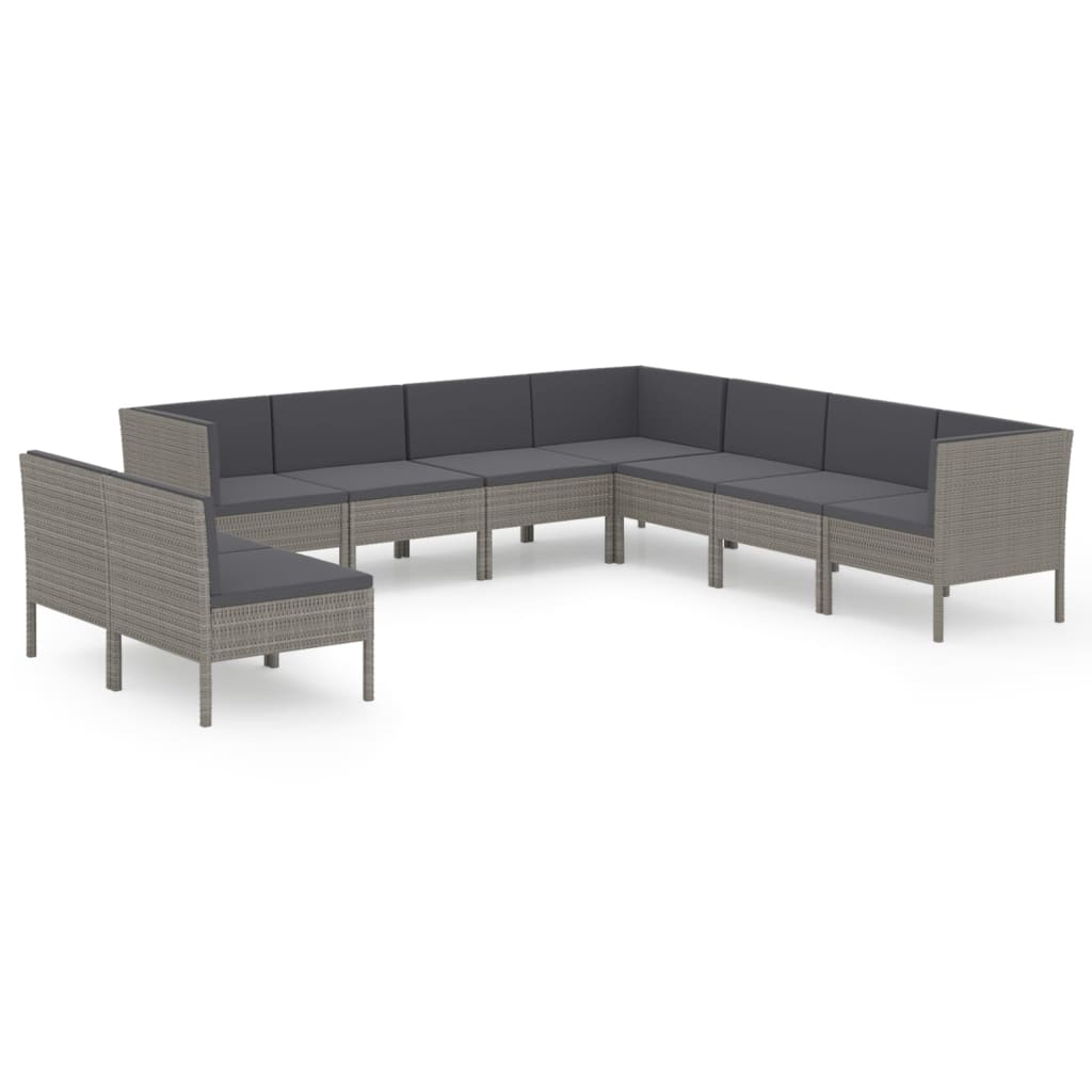 Garden Lounge Set Grey