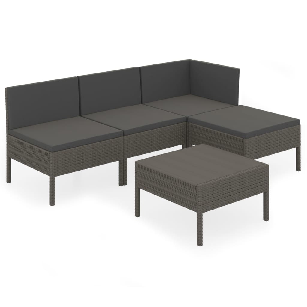 Garden Lounge Set Grey
