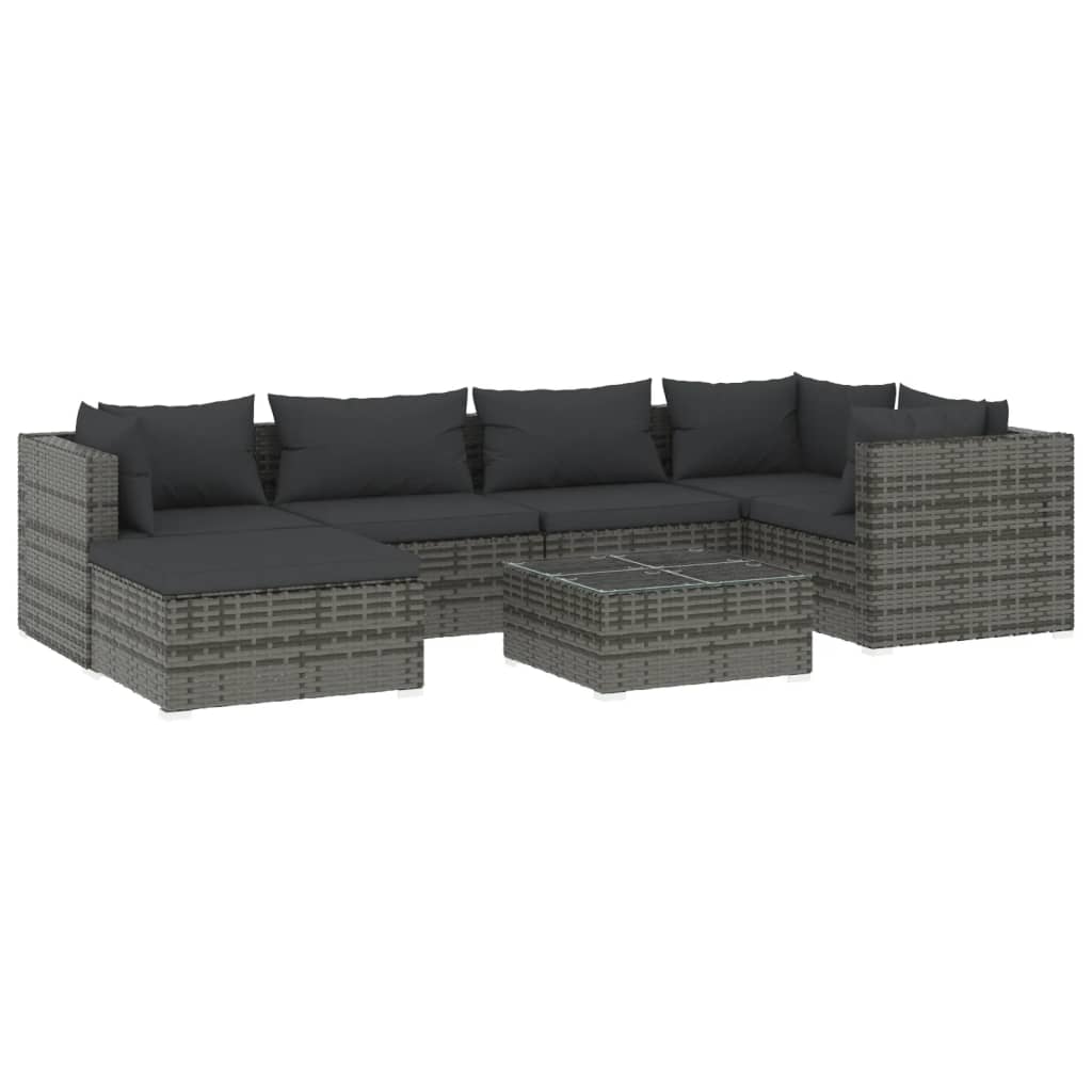 Garden Lounge Set Grey