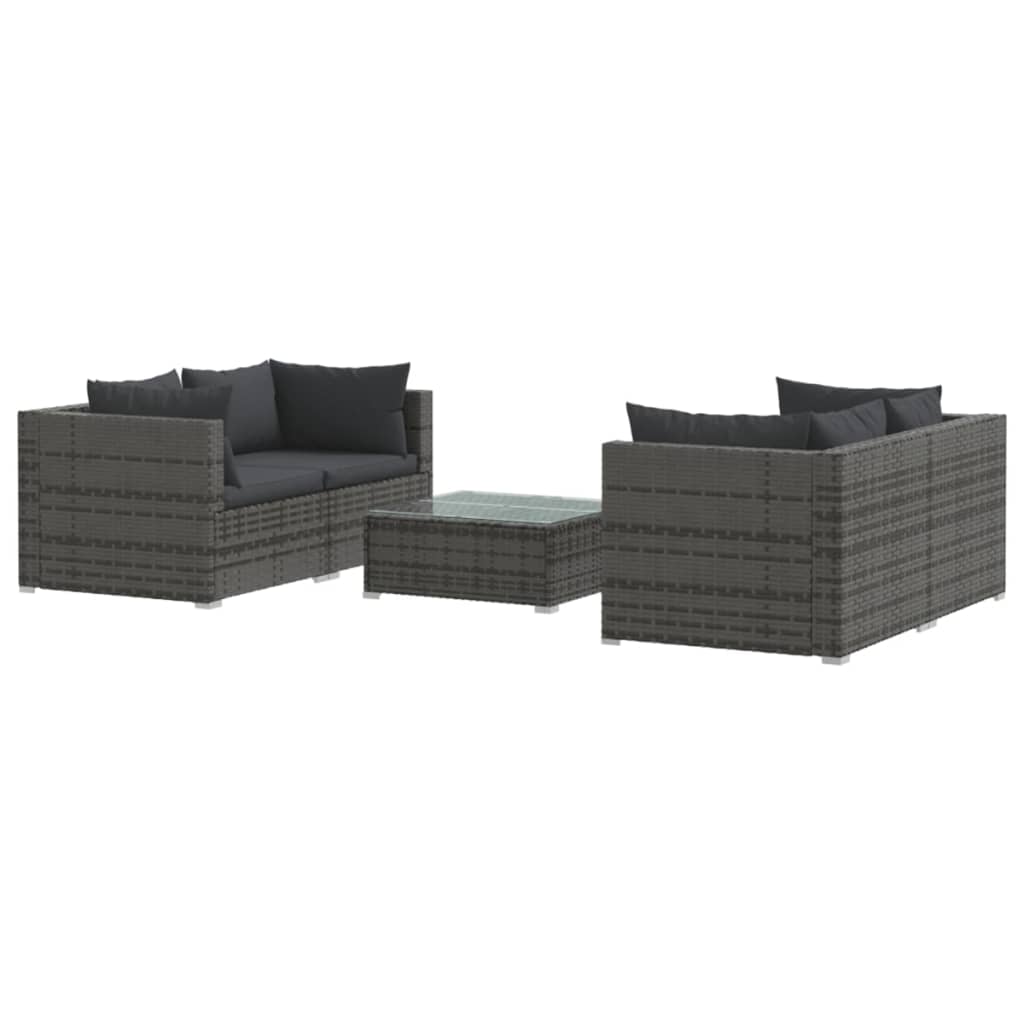 Garden Lounge Set Grey, Anthracite
