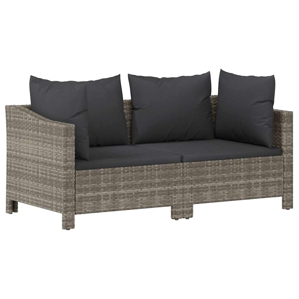 Garden Lounge Set Grey, Dark Grey