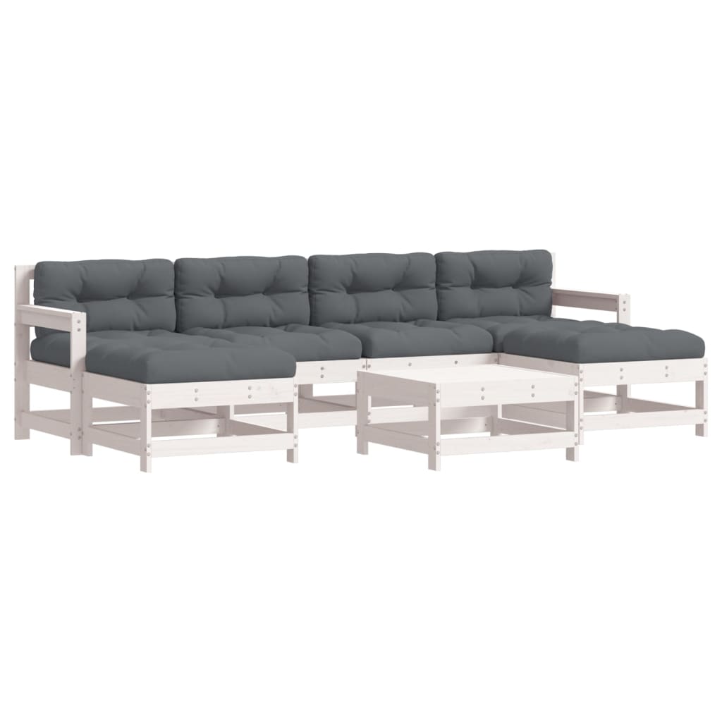 Garden Lounge Set White