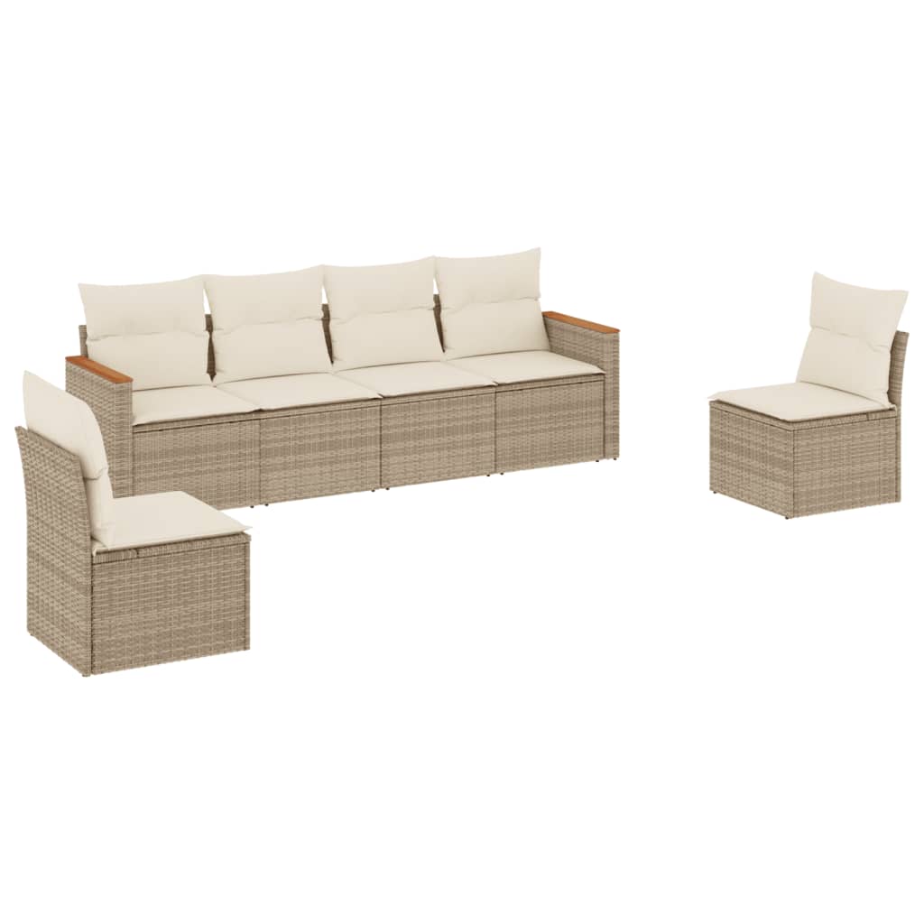 Garden Sofa Set Beige, Cream White