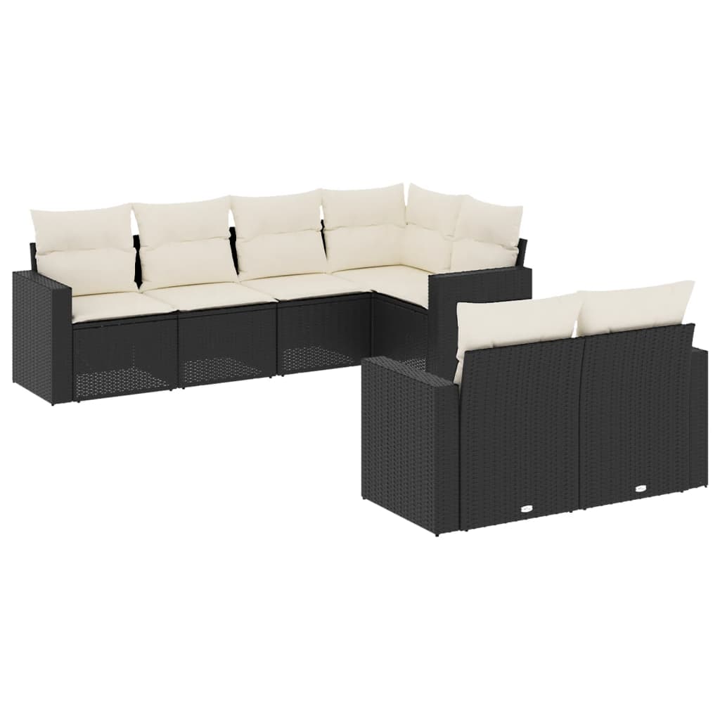 Garden Sofa Set Black