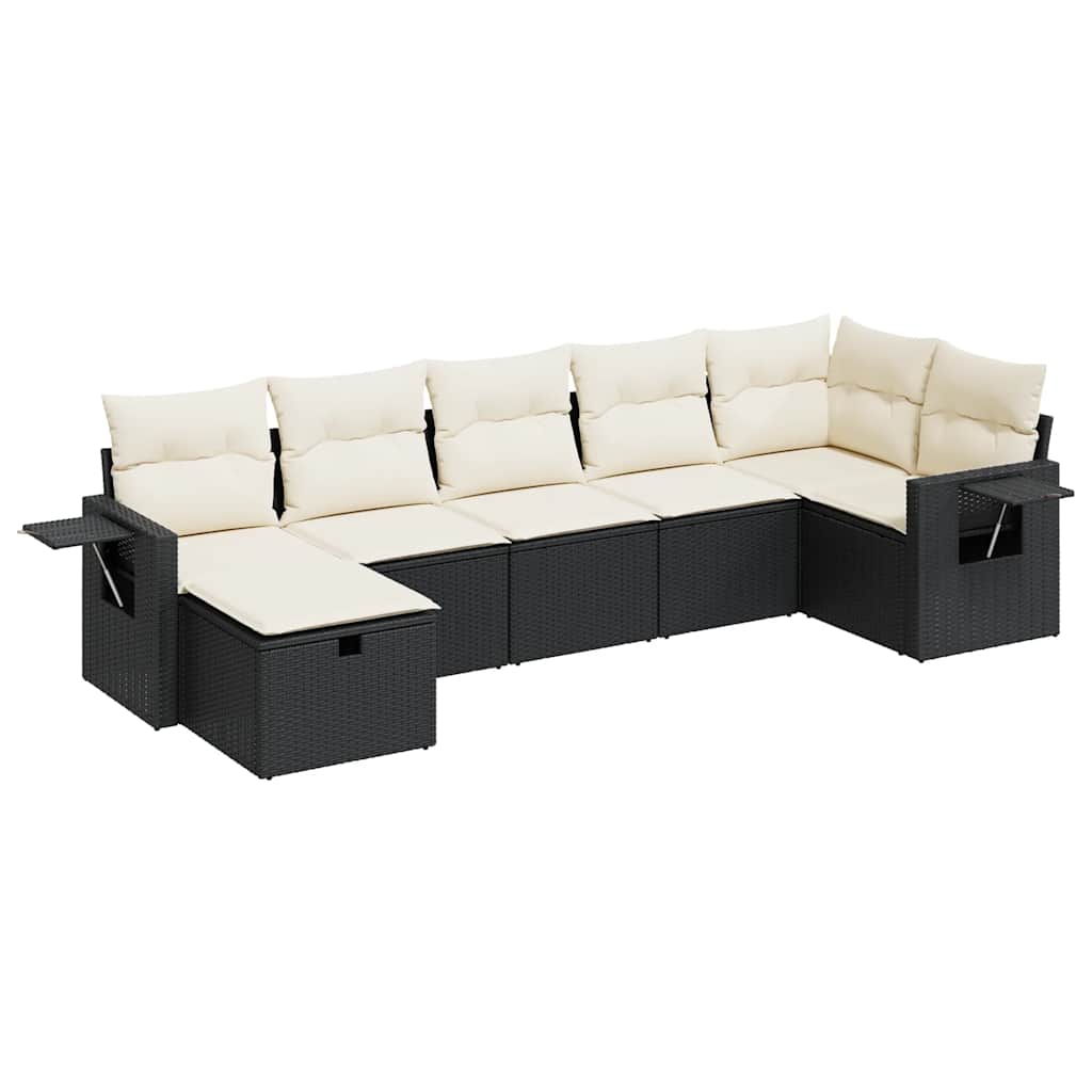 Garden Sofa Set Black