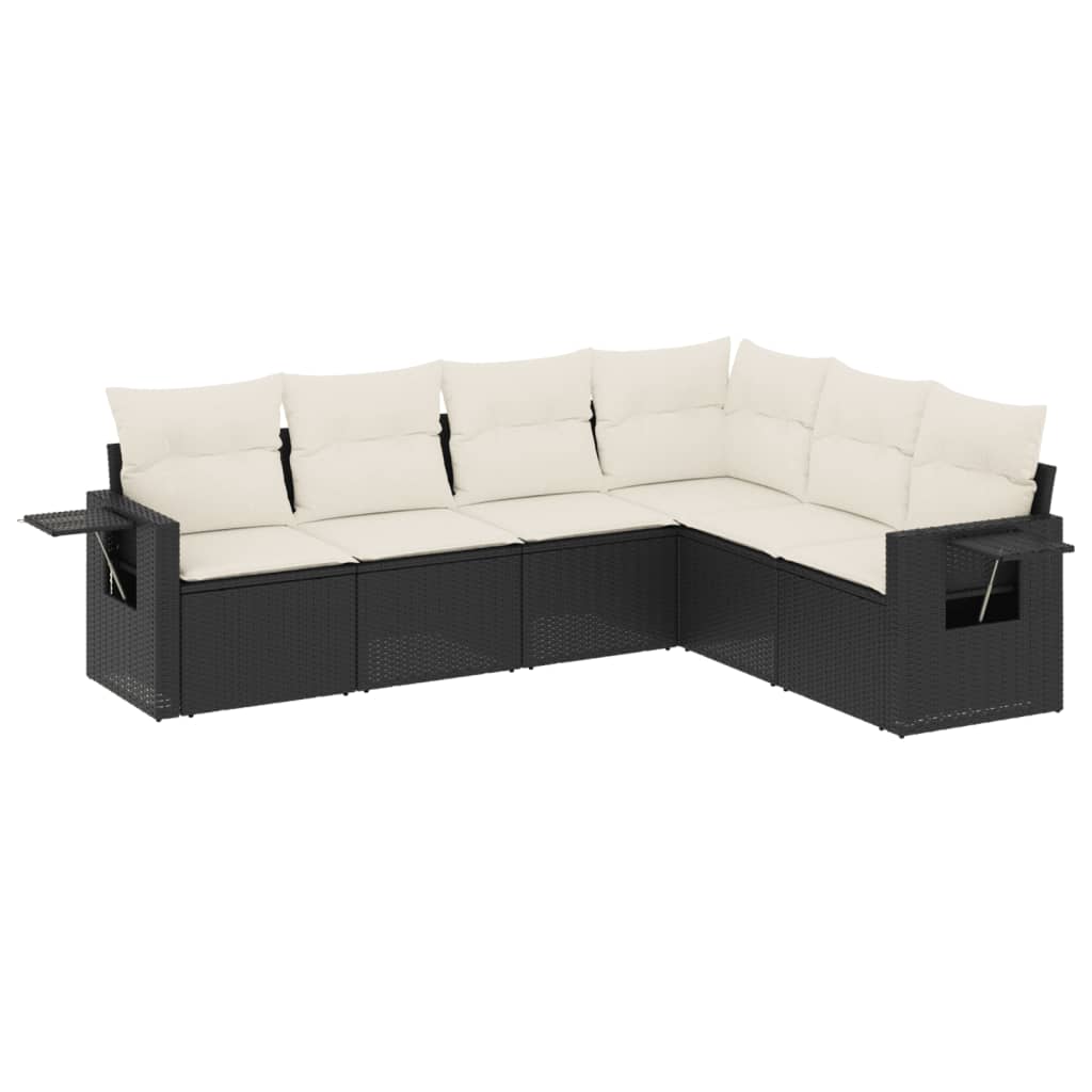 Garden Sofa Set Black