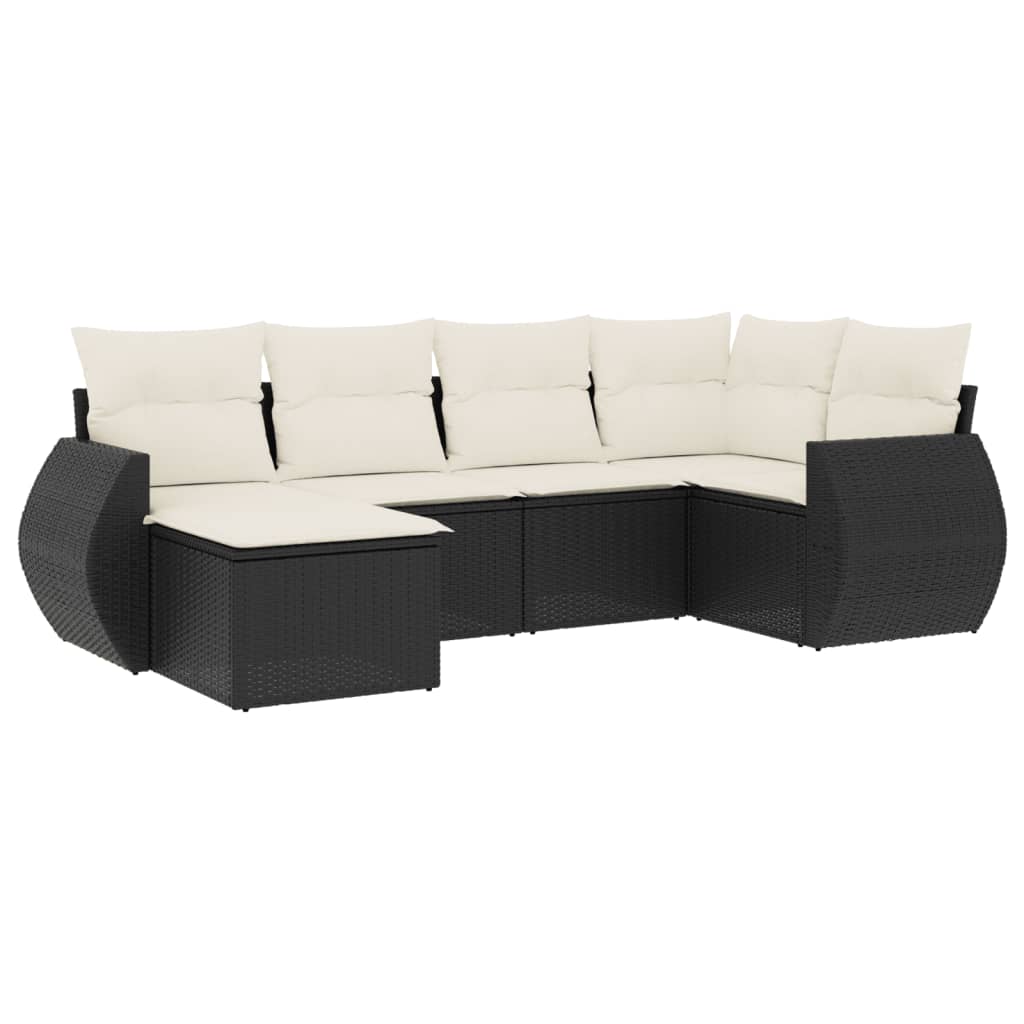 Garden Sofa Set Black