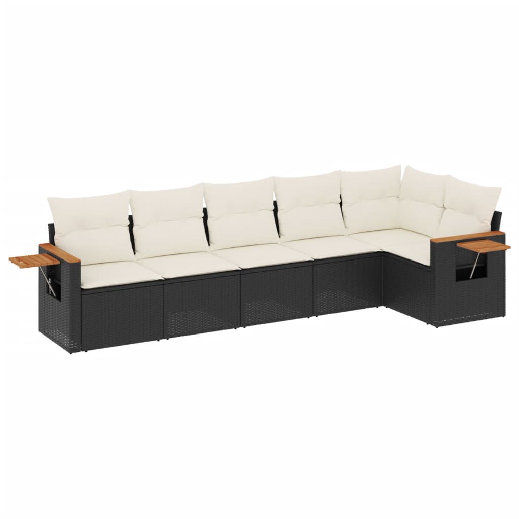 Garden Sofa Set Black
