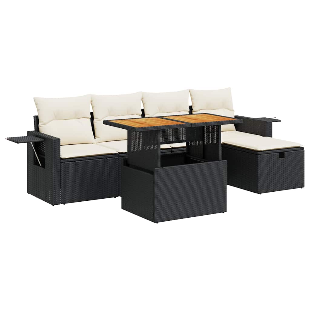 Garden Sofa Set Black, Dark Grey, Grey