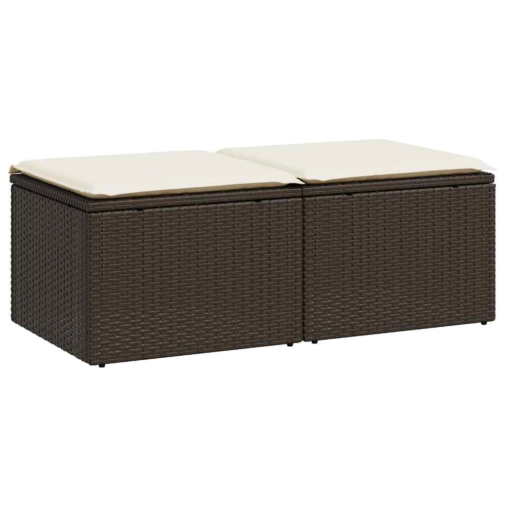 Garden Sofa Set Brown