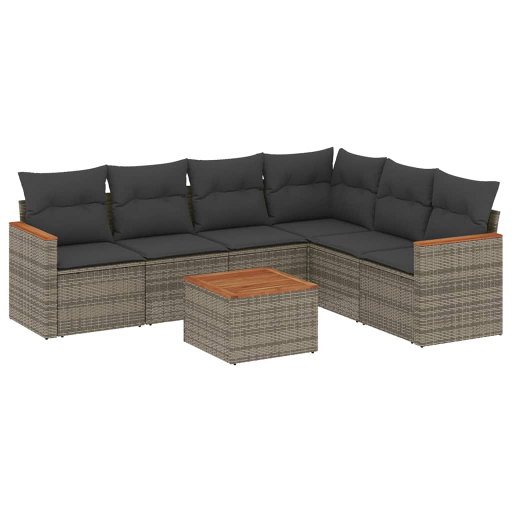 Garden Sofa Set Gray