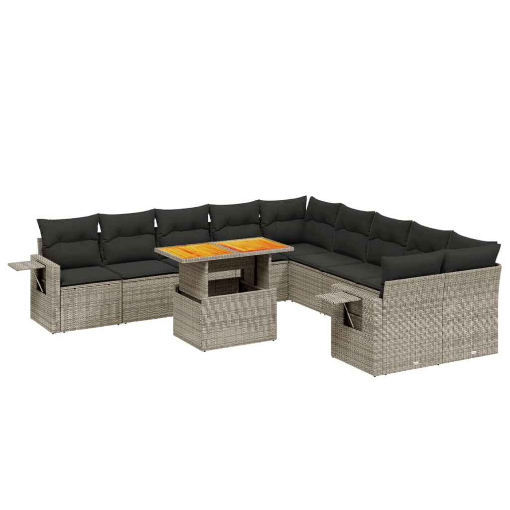 Garden Sofa Set Gray