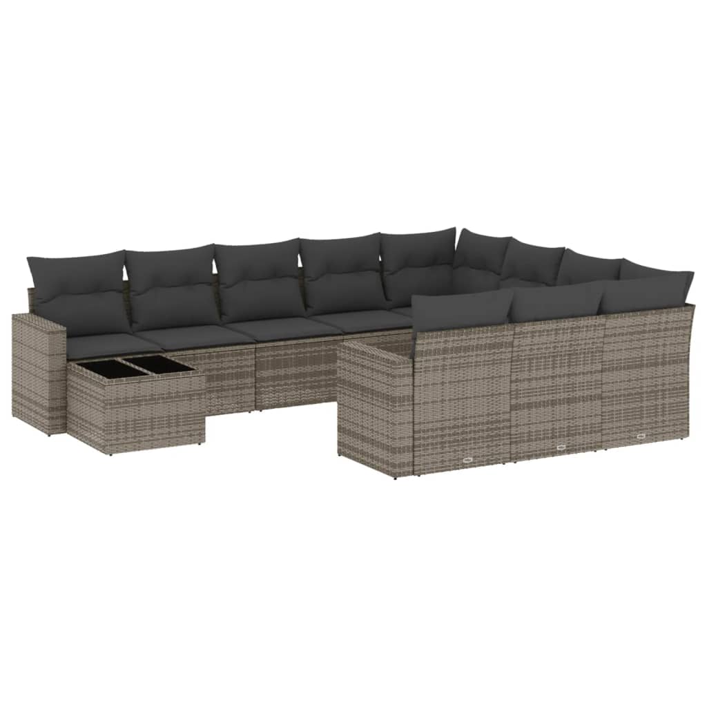 Garden Sofa Set Gray