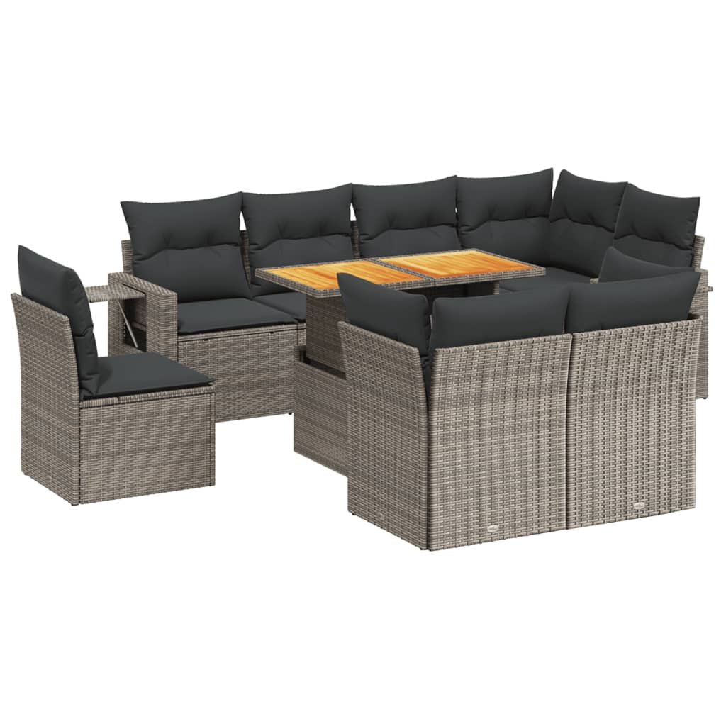 Garden Sofa Set Gray