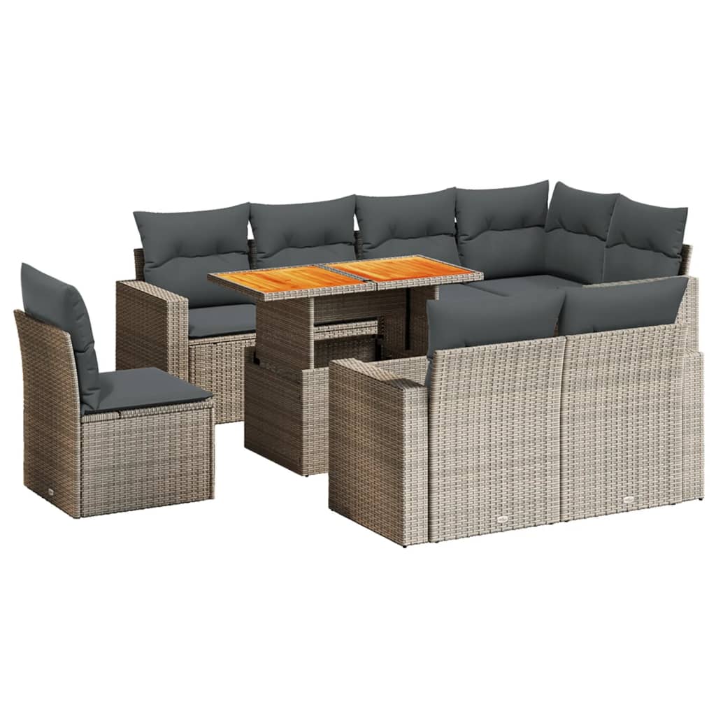 Garden Sofa Set Grey