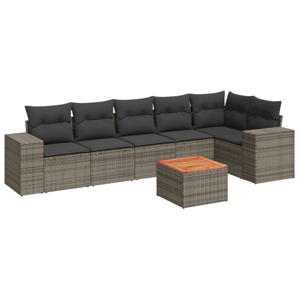 Garden Sofa Set Grey