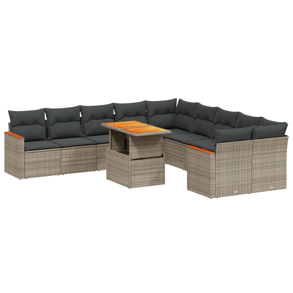 Garden Sofa Set Grey