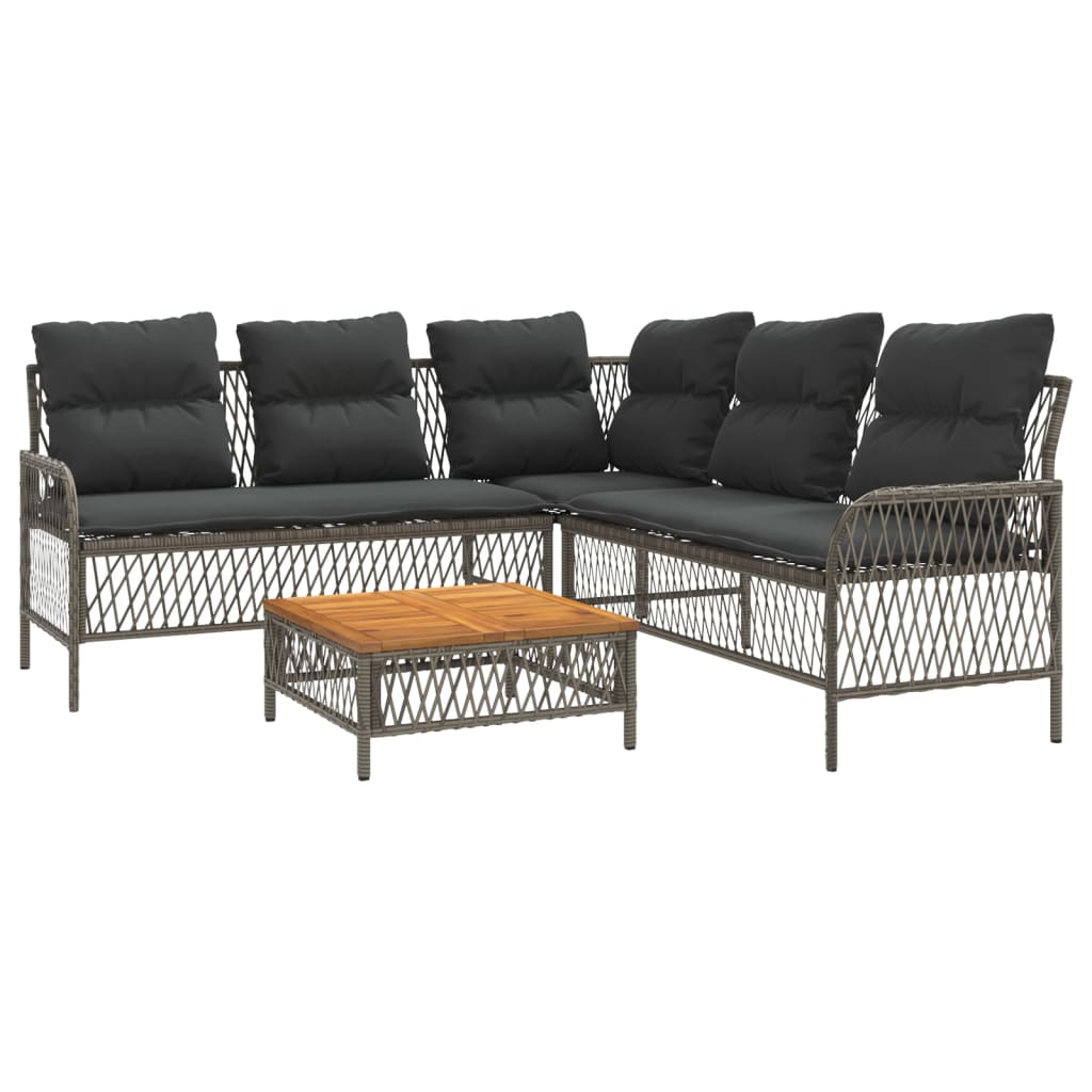 Garden Sofa Set Grey