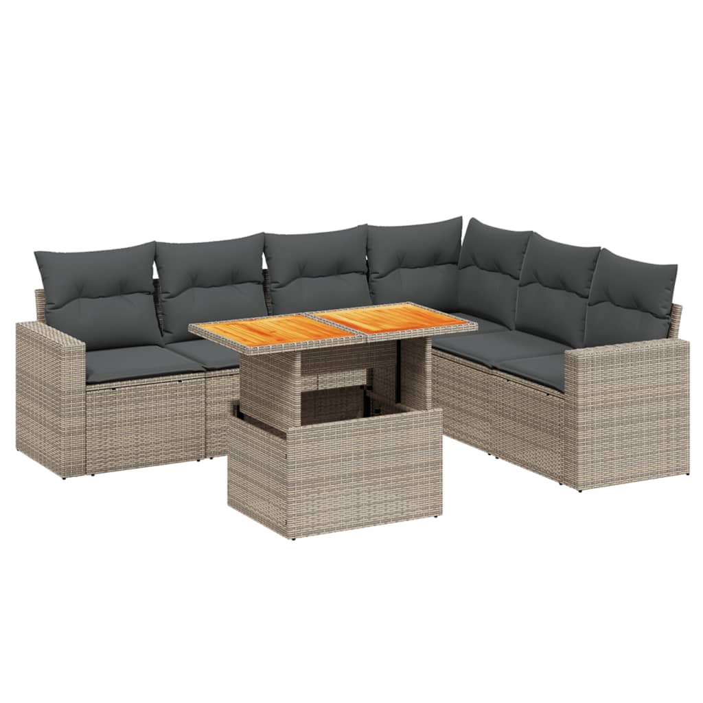 Garden Sofa Set Grey
