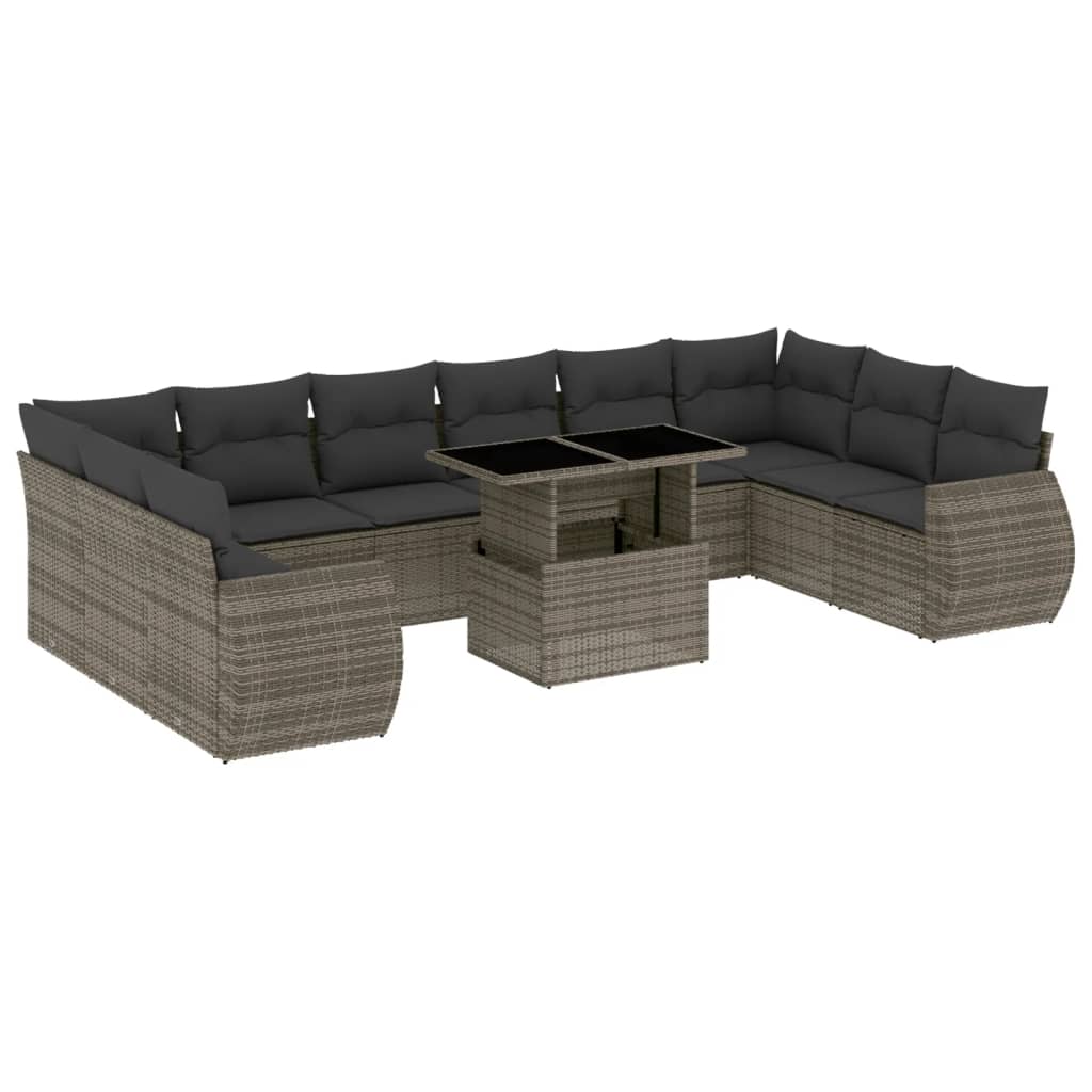 Garden Sofa Set Grey
