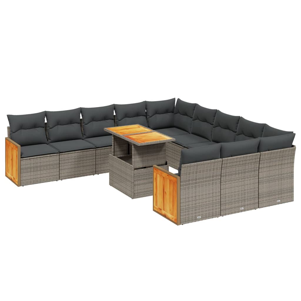 Garden Sofa Set Grey