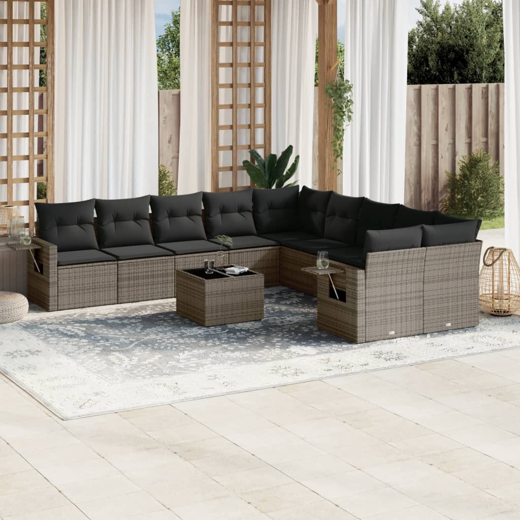 Garden Sofa Set Grey